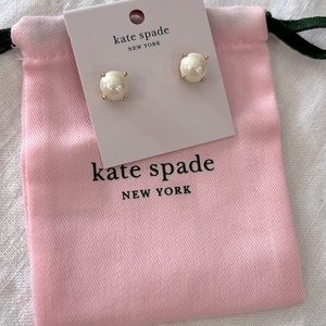 Kate Spade Cream Pearl Stud Earrings